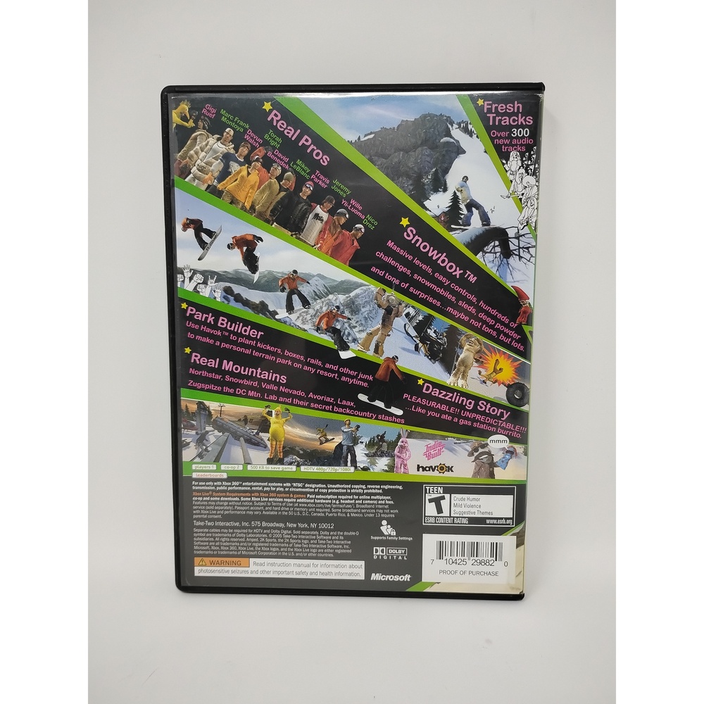 2K Sports Amped 3 Xbox 360 Video Game Snowboarding Sports Sim Action Disc Case - Picture 2 of 4